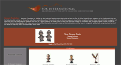 Desktop Screenshot of foxbronzeart.com